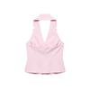 Jnleaog Autumn New Women's Clothing European and American Style Design Double Placket Hanging Collar Vest Wide Leg Pants 1608124