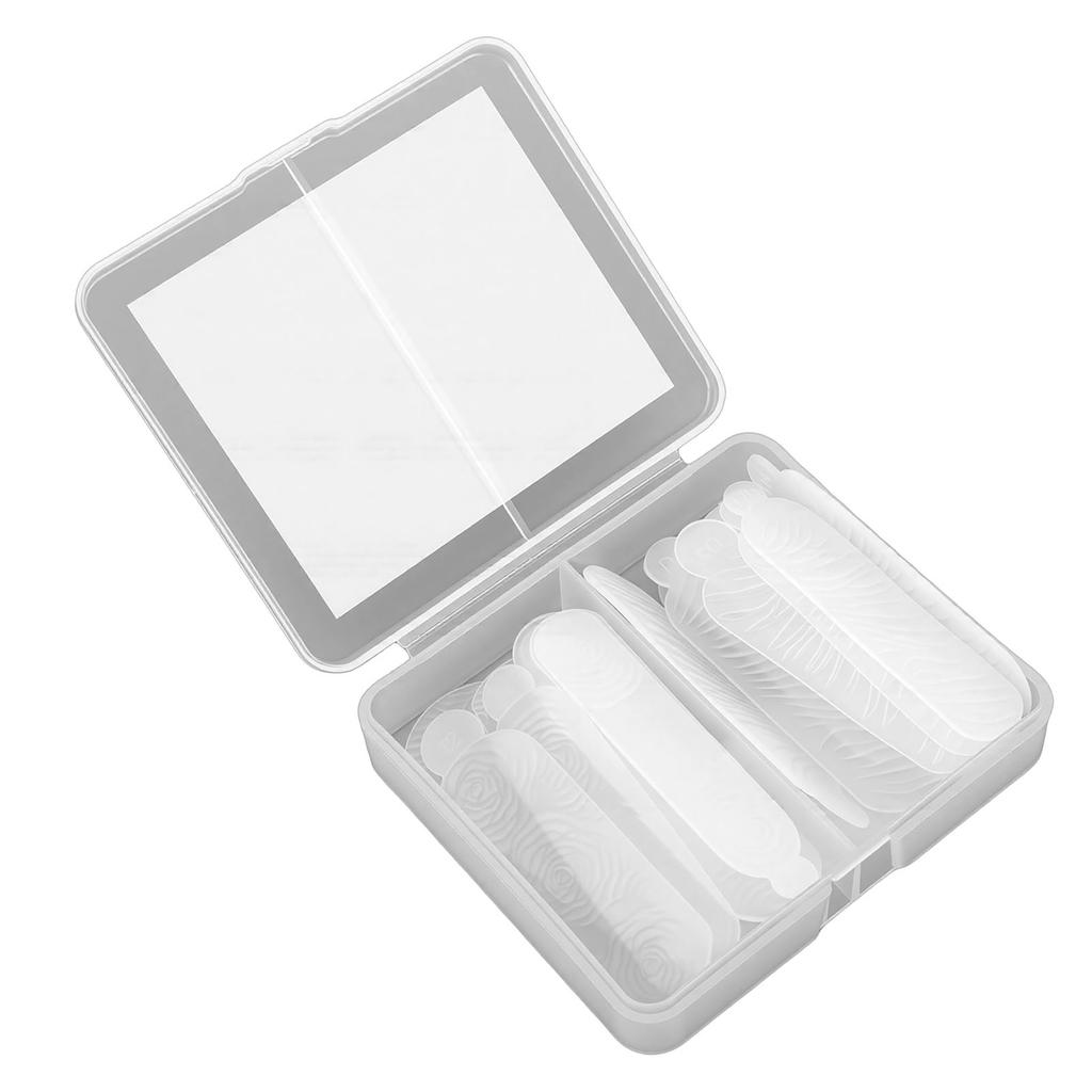 24pcs Nails Art Template Featuring 3D Patterns Stereo Printing Reusable Nails Art Mold DIY Tool B