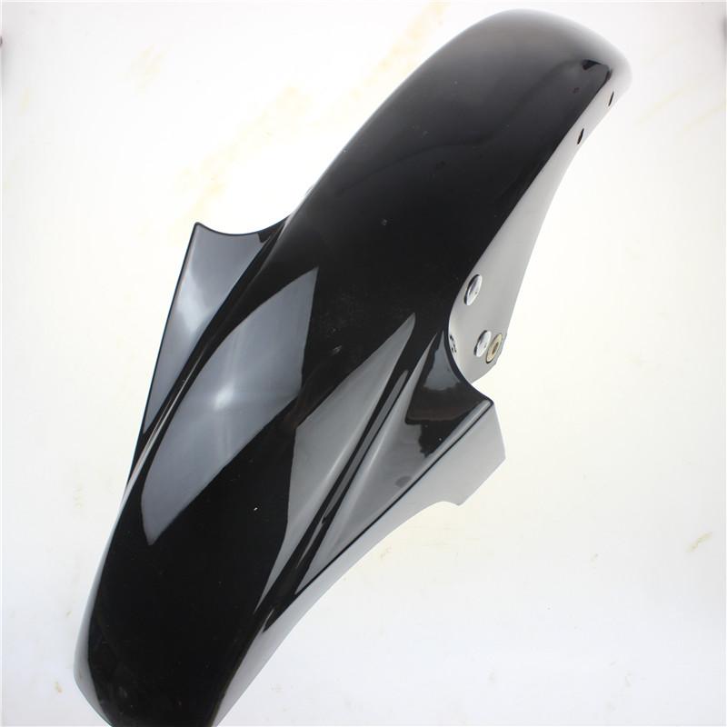 Motorcycle Plastic Mudguard for Yamaha Jianshe YBR125 YBR125K 2005-2020 JYM125 Front Fender Mud Guard With Metal Bracket Holder