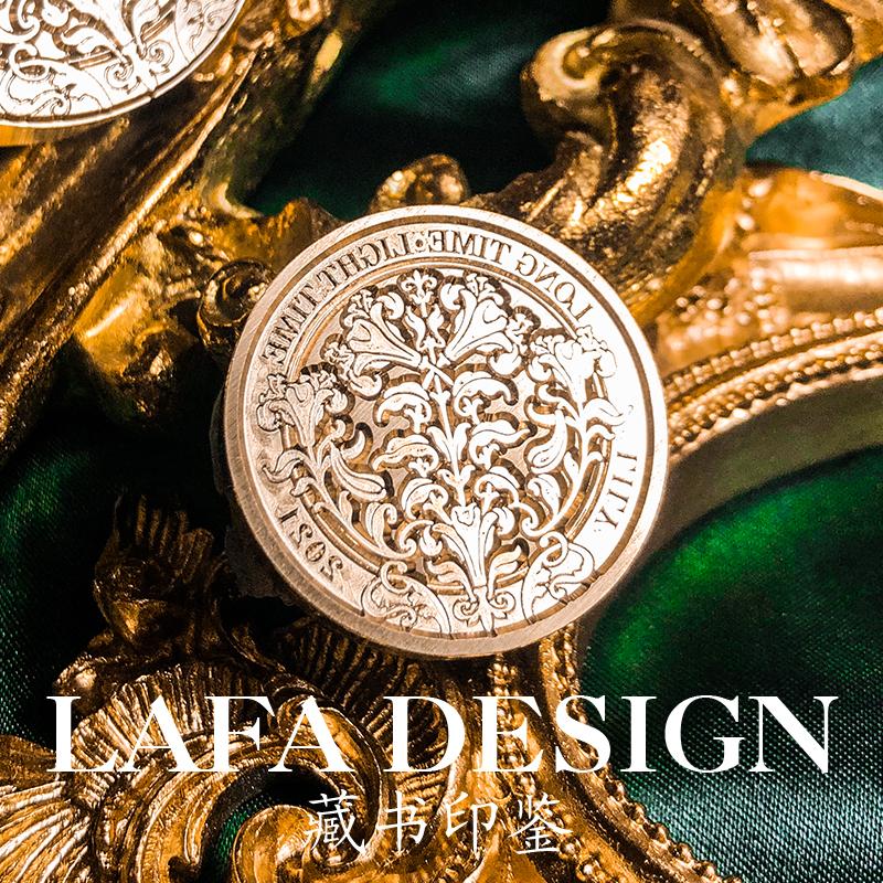 

Brass Lily Wax Seal Stamp European Floral Design Handheld Manual Seal Press for Invitations Letters DIY Crafts