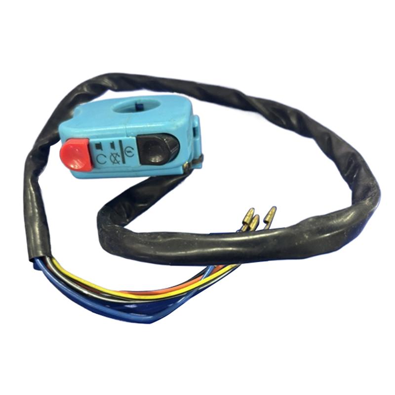 

1Pc Universal Start Stop On Off Button Handlebar Motorcycle Mount Side Right Switch Atv Motor Bike Modification Accessories Part світло-синій колір