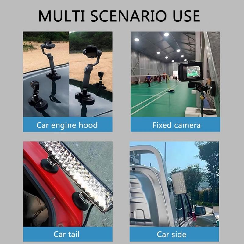 Universal Magnetic Sucker Expansion Base Magnetic Suction Base for Vehicle Rooftop Equipment Fixation Metal Material