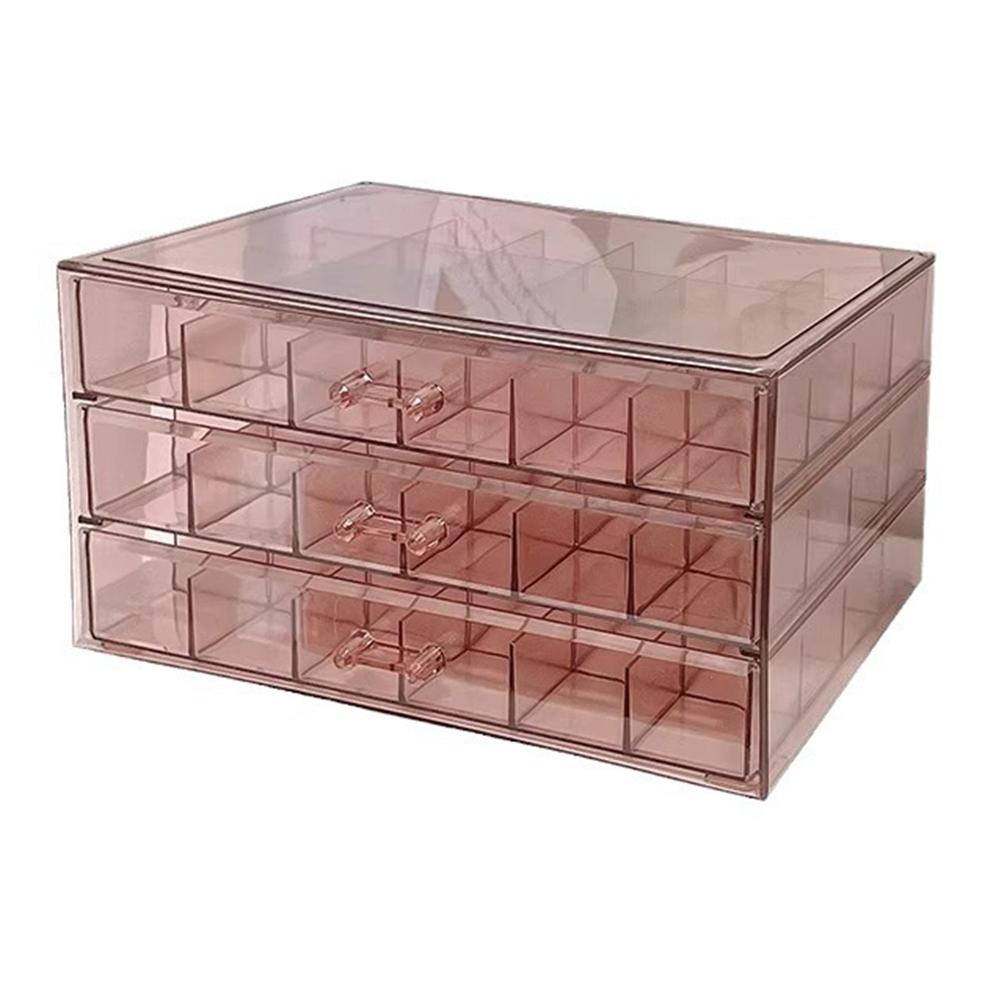 Multi-layer Storage Acrylic Jewelry Organizer Clear Acrylic Convenient Drawer System Easy Access Elegant Design