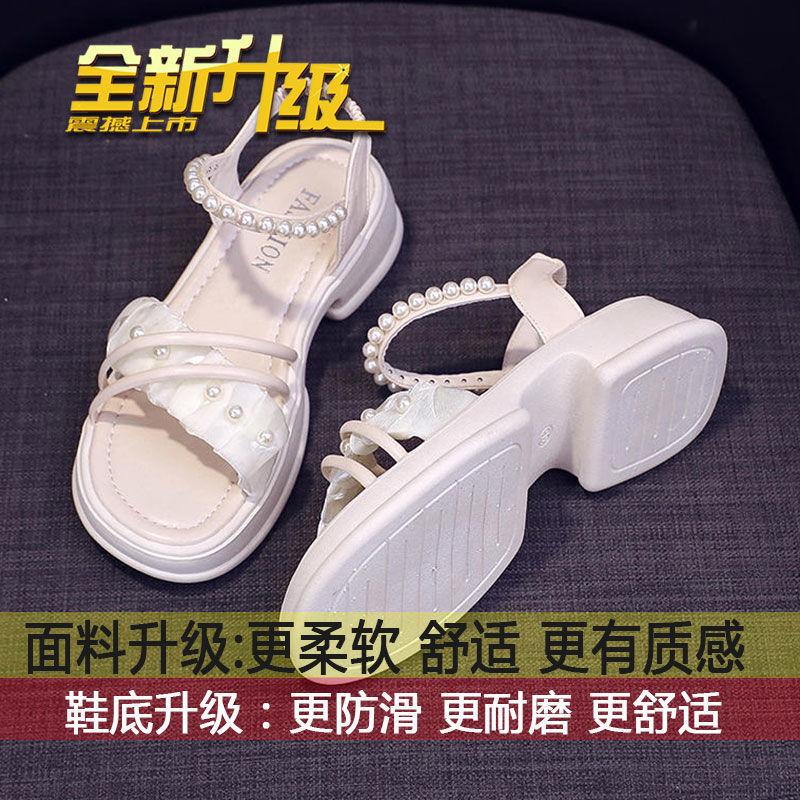 

Модные босоножки фея фея стиль с юбкой на среднем каблуке женские туфли 2025 лето новые модели не воняют ноги римские сандалии универсальны 40