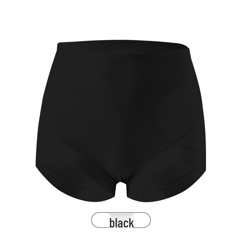 7A Mulberry Silk High-Waisted Antibacterial Tummy Control Seamless Body Shaping Underwear for Women