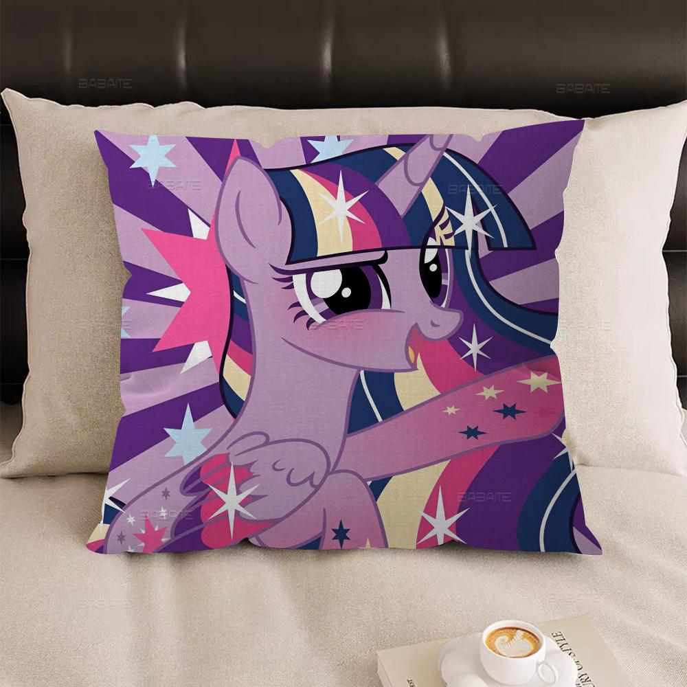 

Анимация L-Littles-Ponys наволочка чехол на подушку для дивана украшение для дома комнаты подарок для детей 12x12Inch