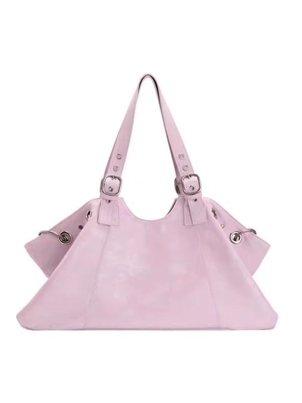 Chic Y2K Motorcycle Bag: Large Capacity Korean Commuter Tote & Versatile Travel Shoulder Bag for Women