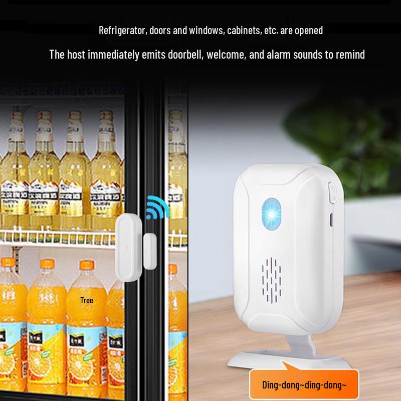 Smart Door Open Sensor Alarm: Fridge, Freezer, Shop Doorbell & Window Security