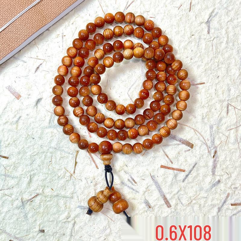 Aged Taihang Cypress Beads: Natural, High-Oil, Handcrafted Play Beads for Men & Women