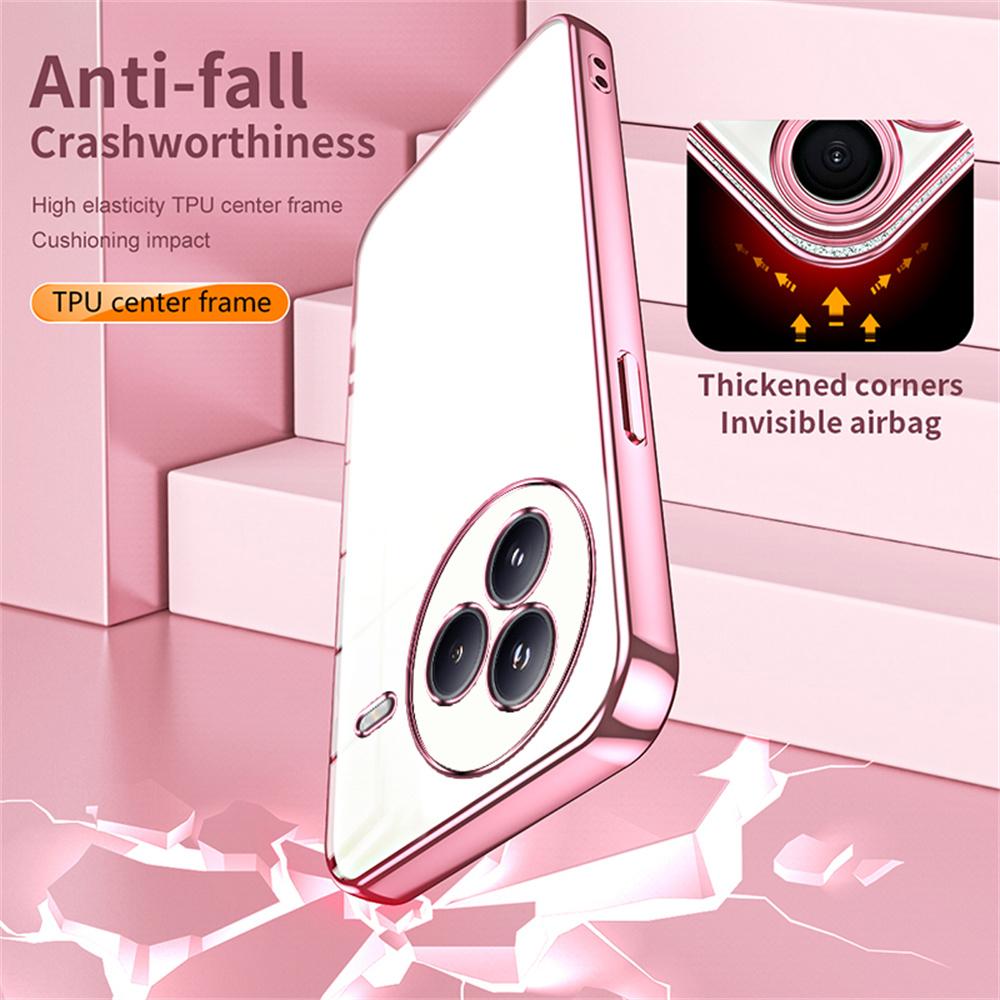 For Xiaomi Civi 5 Pro 5G Case Electroplating Frame Soft TPU Phone Cover