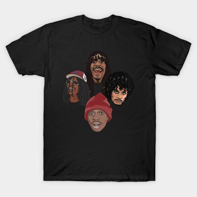 

Men Black Print T-shirt Live From The Chappelle Show No-Cut Transfer Paper Print Cotton Tshirt L чорний