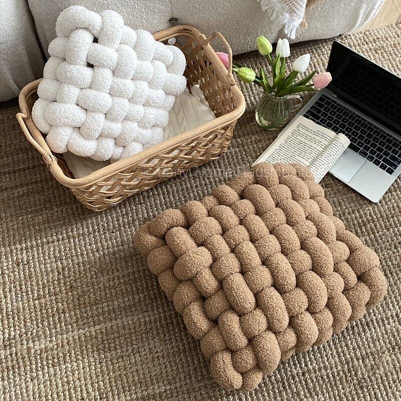 500g Teddy Roll Dickes Garn Dickes Kern Baumwollwolle Schlauchgarn DIY Decke Kissen Sperriges Arm Garn Handarbeit Stricken Garn Spinnen