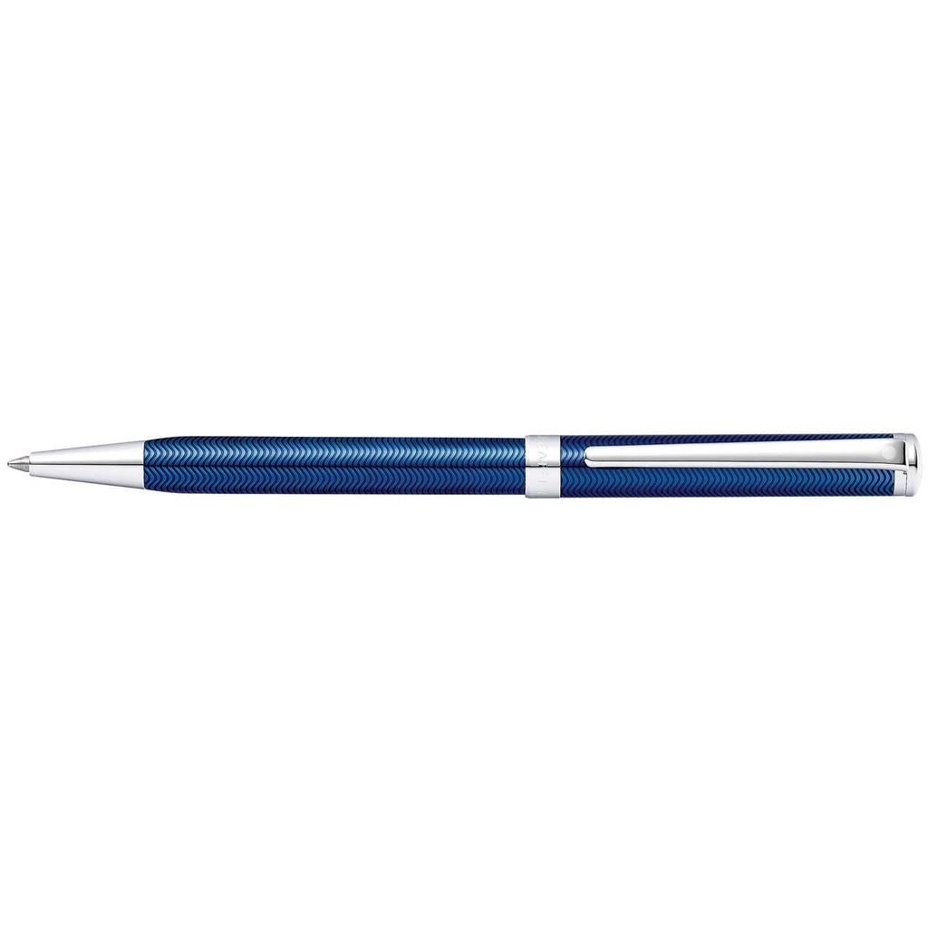 SHEAFFER Intensity Ballpoint Engraved Blue Officially Imported Pen, Oil-Based, Lacquer, CT, N2924351,