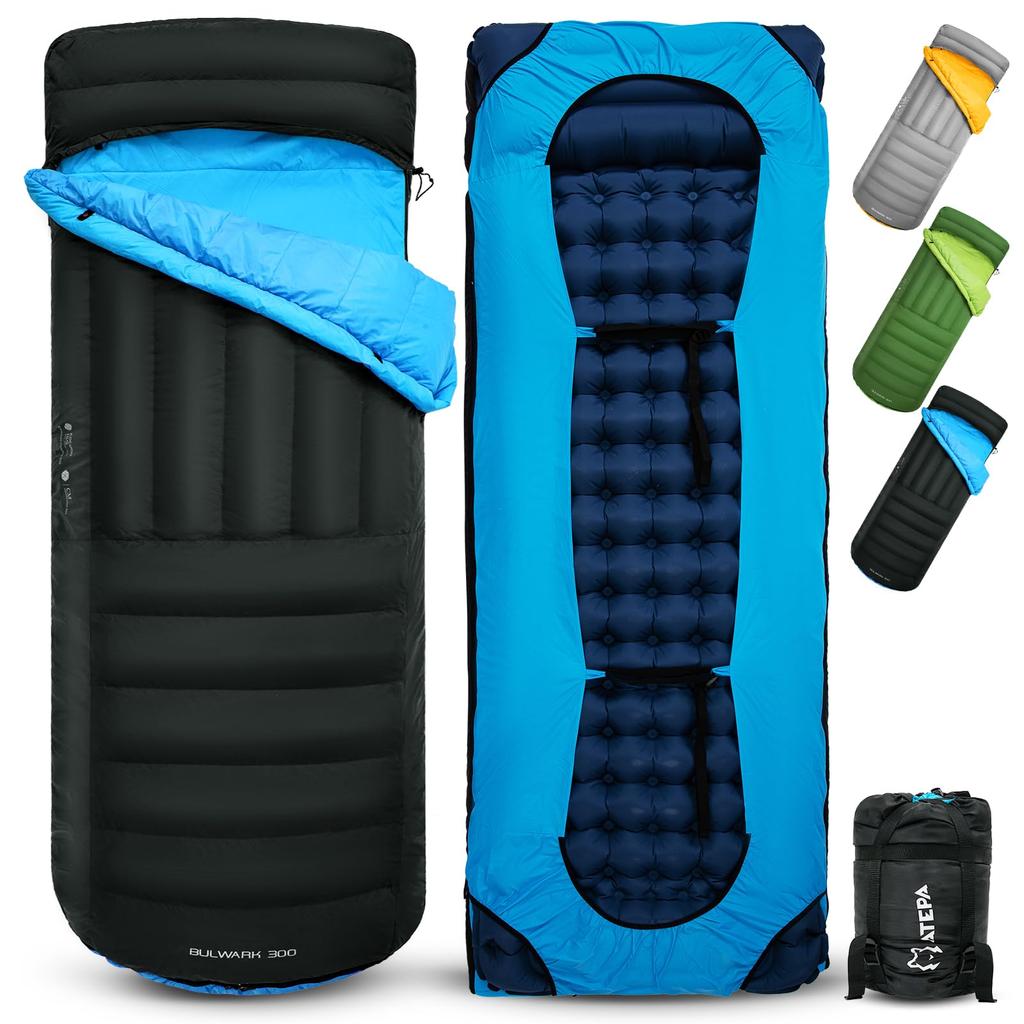 ATEPA Down Sleeping Bag, Down Sleeping Bag, For Winter, All Seasons, Compact Envelope Type, Camping Sleeping Bag, 3in1 Multifunctional, Comfortable