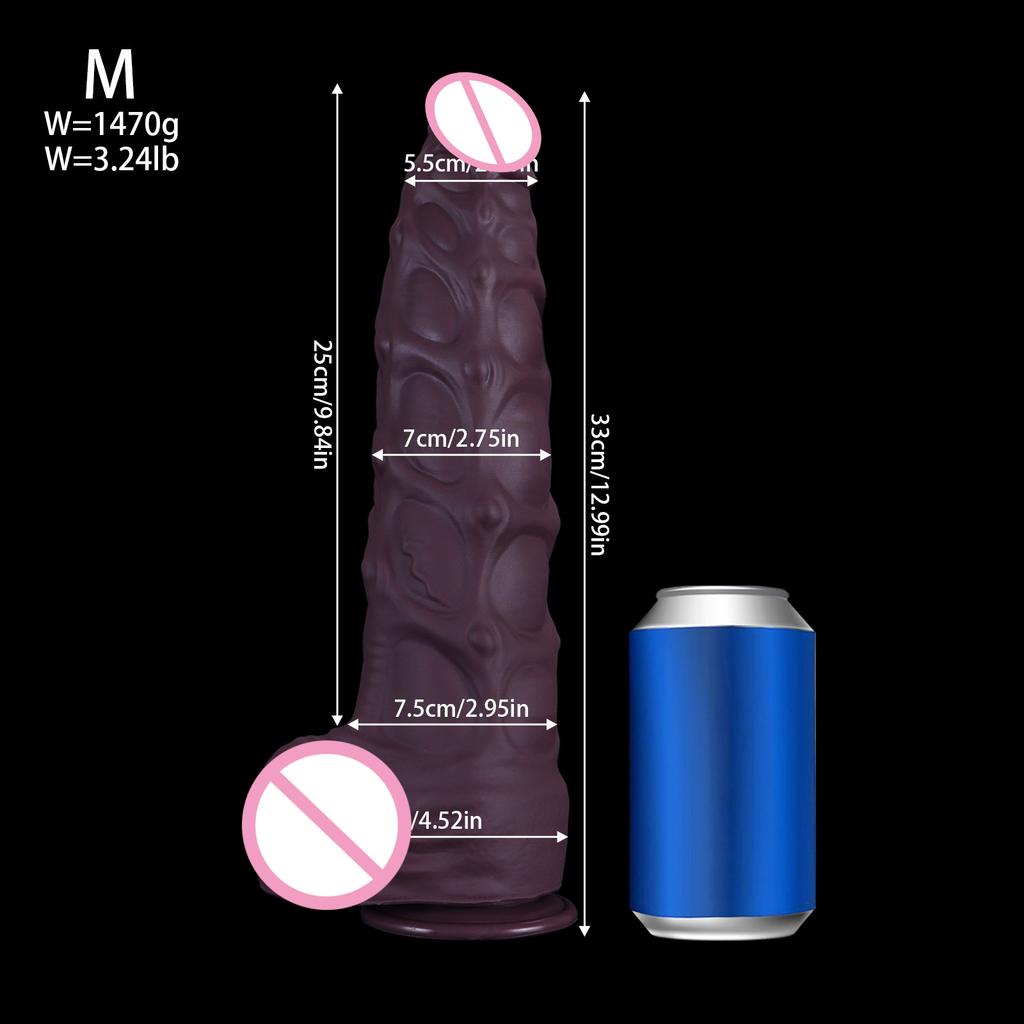 Oversized Liquid Silicone G Point Masturbation Plug for Men And Women Adult Anal Sex Toy Comfortable Sensation Butt Plug