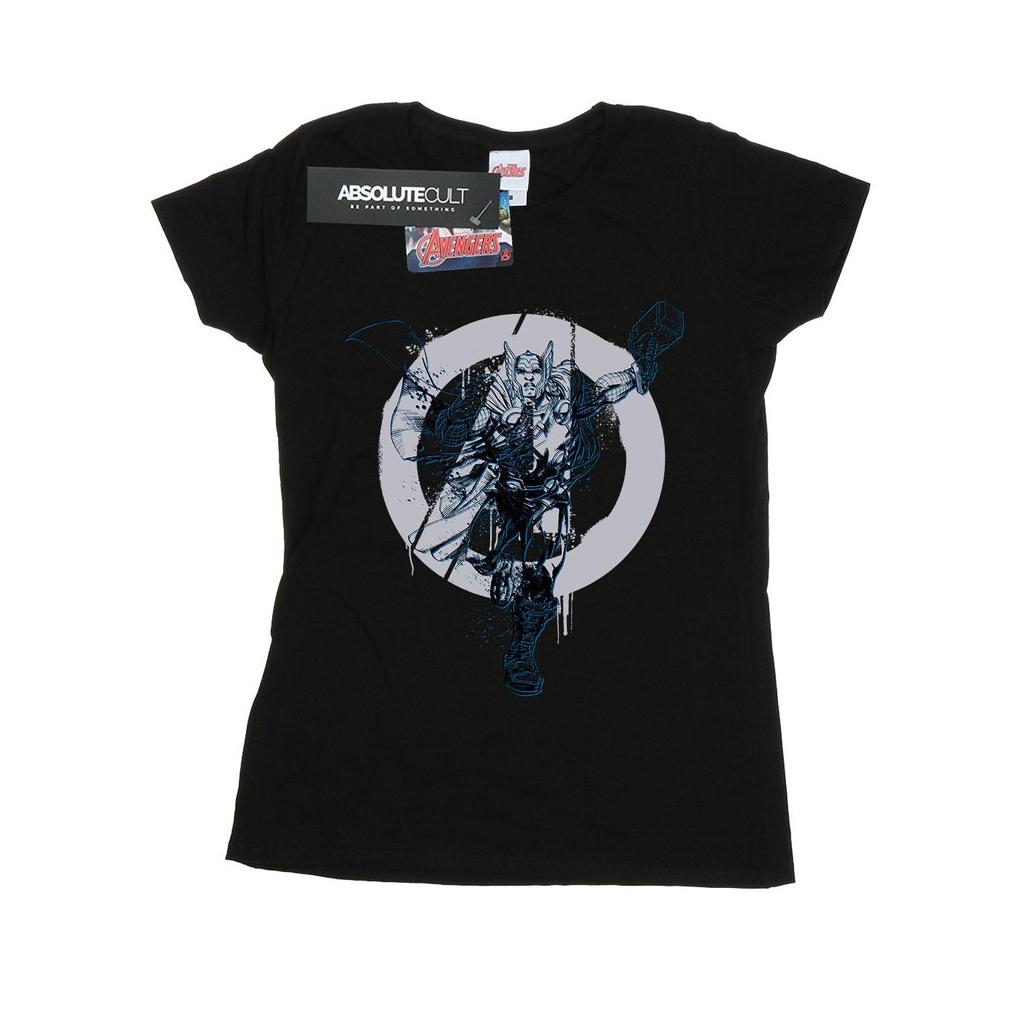 Marvel Womens/Ladies Thor Circle Cotton T-Shirt