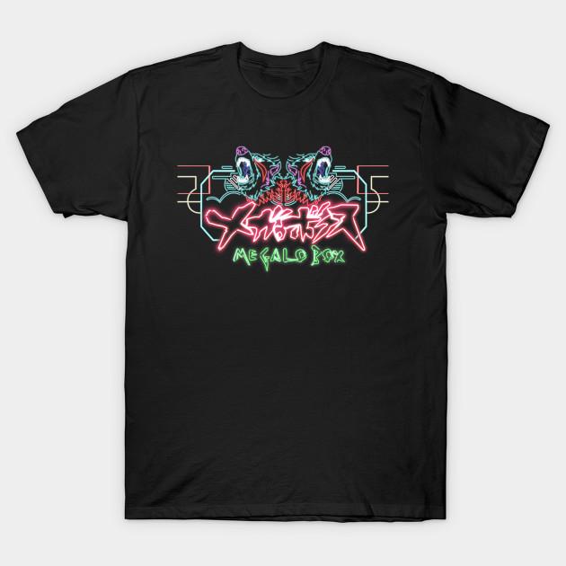 Men Black Print T-shirt Megalo Box No-Cut Transfer Paper Print Cotton Tshirt M чёрный