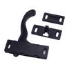 Universal RV Camper Screen Door Latch Right Hand Handle Kit for Travel Trailer Motorhome Black Plastic