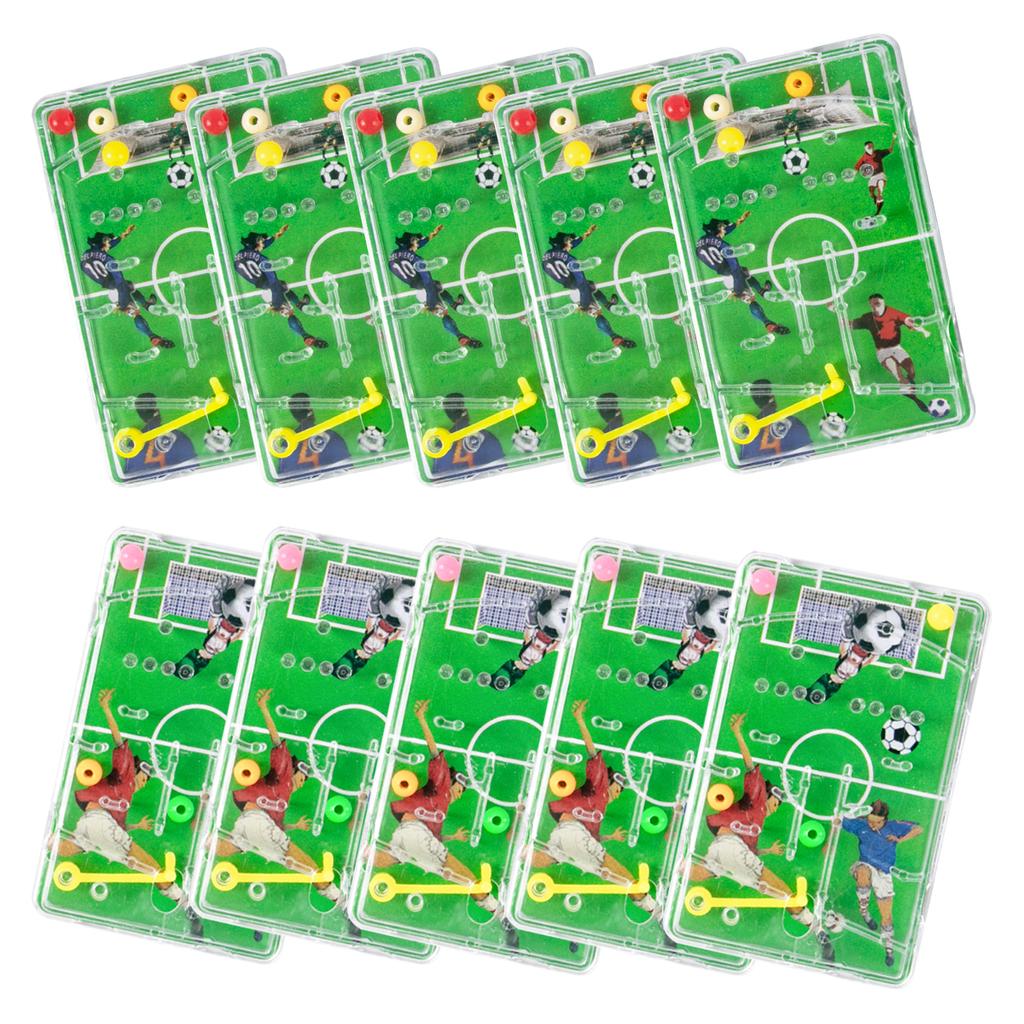10/20pcs Football Party Favors Soccer Maze Game Boys Soccer Theme Pinball Game Toy Birthday Party Decoration Kids Christmas Gift