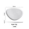 Light Luxury Japanese Ceramic Triangle Plate - Elegant Western-Style Dinnerware for Home or Commercial Use