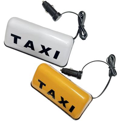 12V Mode Taxi Bord Verlichting met Plakbasis Taxi Daklicht 3W Taxi Koepel Verlichting Wit/Geel Dak Top Topper Super Helder