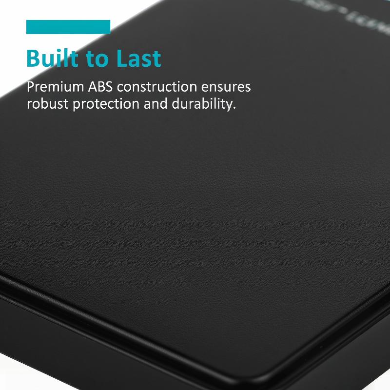 2,5palcové externí pouzdro na pevný disk USB 2.0 SATA bez nářadí 7mm/9,5mm Hdd/Ssd pro příslušenství k notebooku