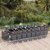 21 Pcs Garden Dining Set Braided Resin