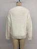 2025 Women's Winter Plaid Bow Round Neck Pullover Sweater
