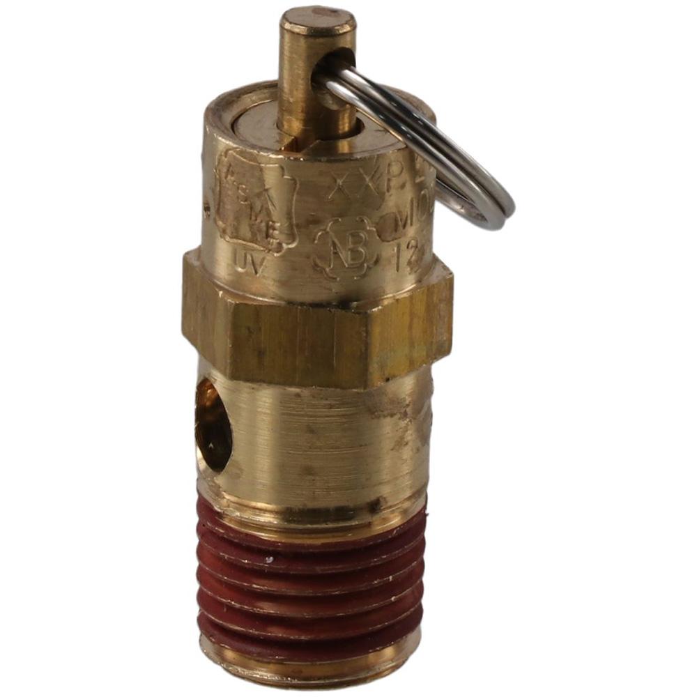 125PSI Brass Safety Valve Gold Air Compressor Check Valve Air Compressor