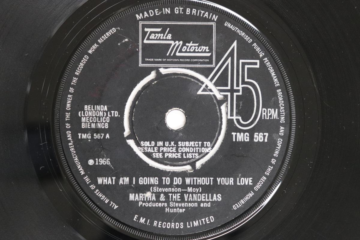 

7-дюймовая пластинка MARTHA, VANDELLAS - Что я буду делать без тебя TMG567 TAMLA MOTOWN 1966 UK Соул/Фанк Б/У