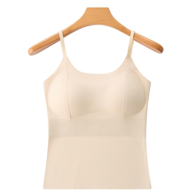 Cross Back Bralette Women's Summer Thin Seamless Underwear with Chest Pad Anti-Light Crossbody Vest Worn Underwear