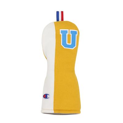 Champion Accessories Golf Graphic Print Head Cover Accessories Golf Yellow C3-YG754A-740-F