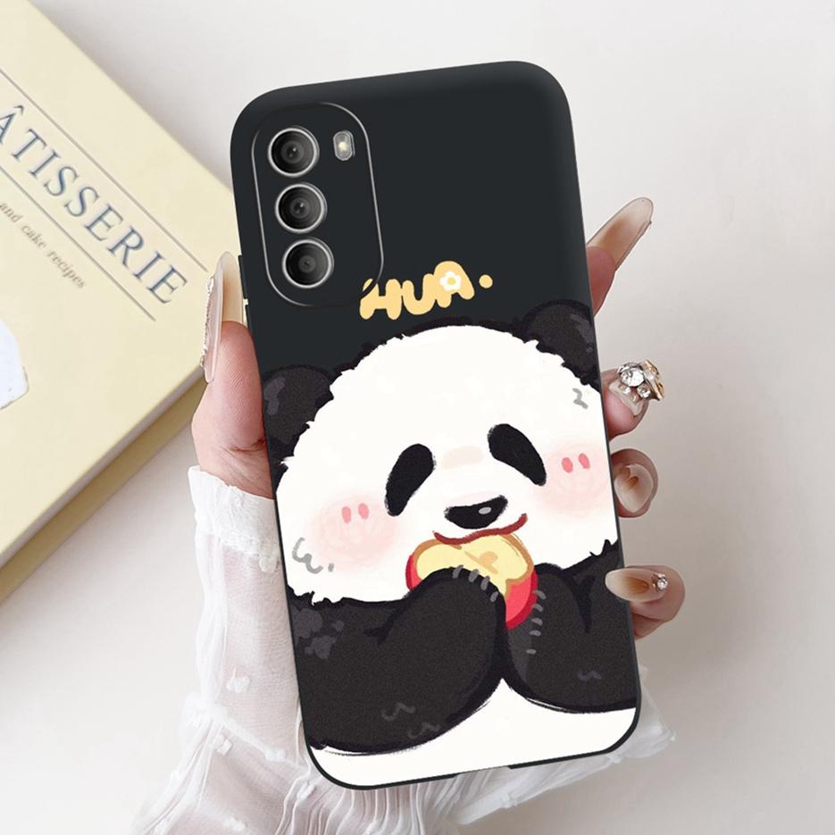 For Motorola Moto G51 G71 5G Case Moto G31 Cute Panda Cartoon Cover Soft Silicone Phone Case For Moto G71 G 31 51 MotoG51 Bumper