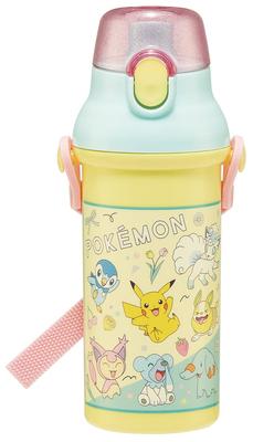Skater New Retro Water Plastic Water Made In Pokémon Bottle, 480ml, Children's Bottle, Antibacterial, Japan, PSB5SANAG-A