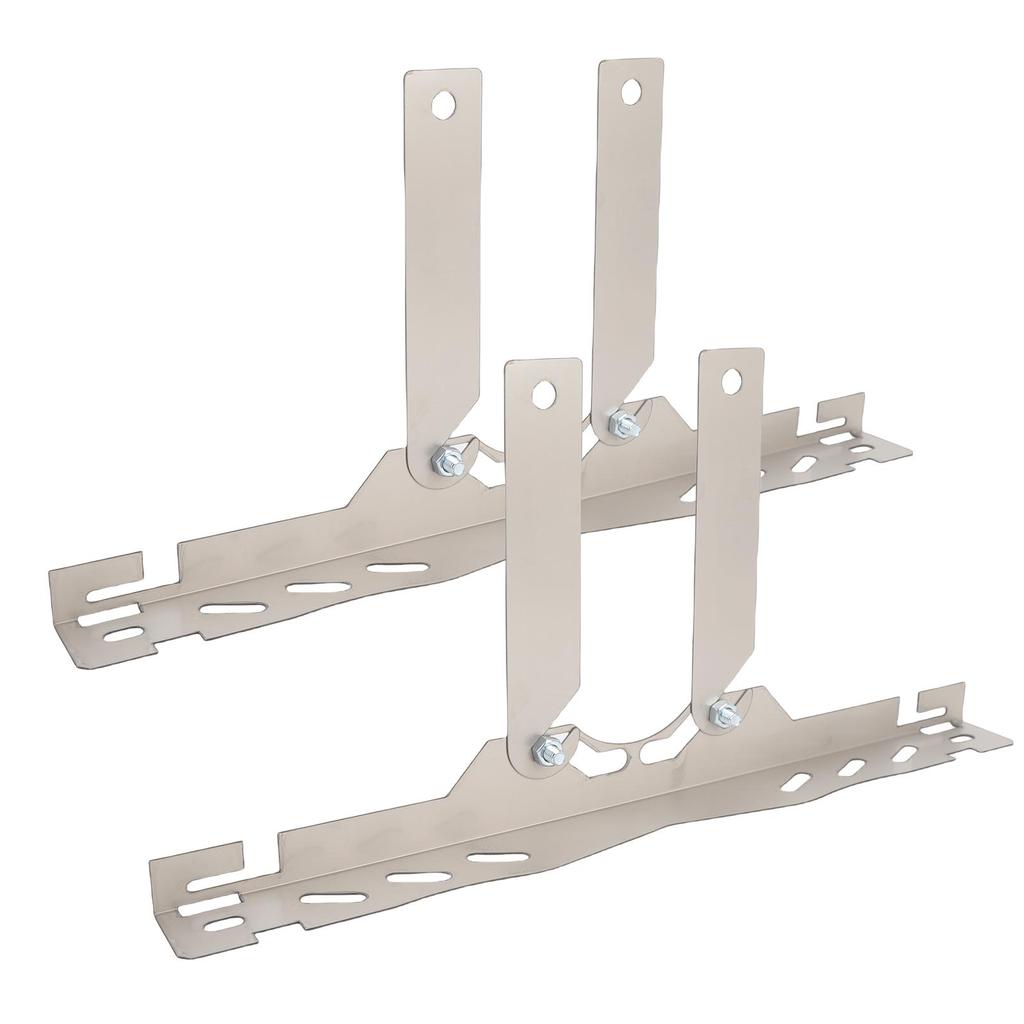 2 Sets Wheel Alignment Tool Alloy Steel Silver Color Wheel Angle Alignment Tool with 2PCS Tape