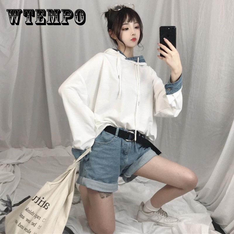 

Толстовка Wild большого размера, теплый топ с капюшоном и длинными рукавами, весенне-осенний свитер, хлопковый женский свитер