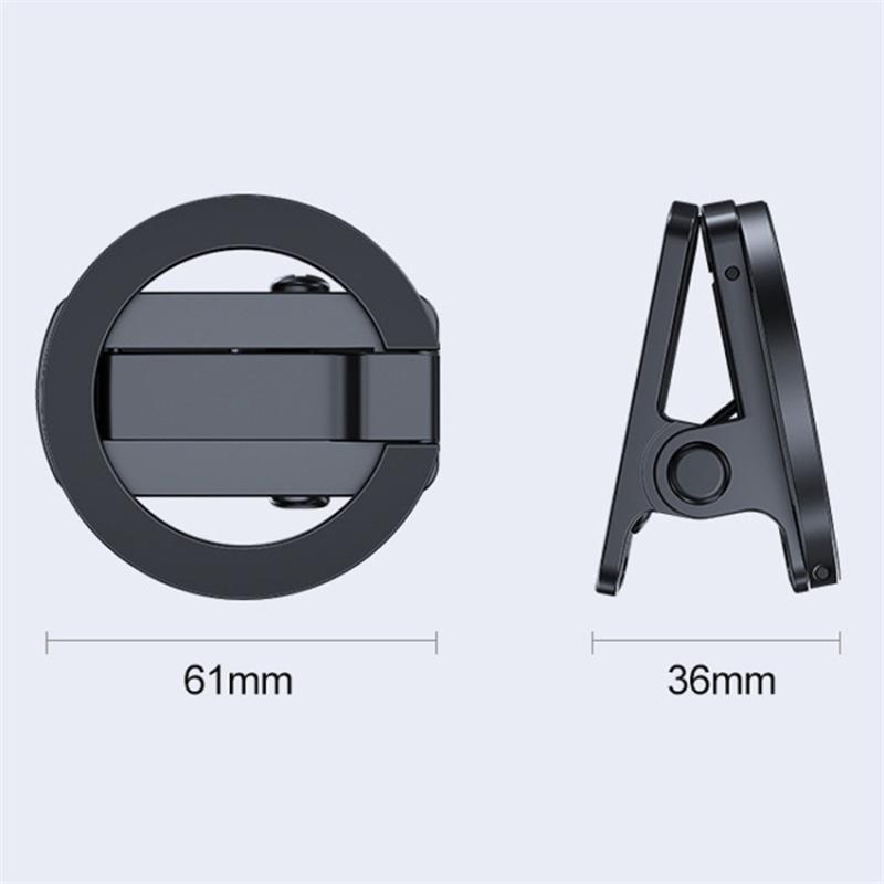 Compatible with MagSafe Car Mount Stable Clip-On Bottom Magnetic Phone Holder for Desk