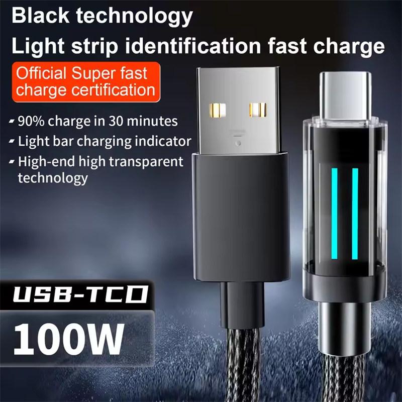 PD 100W Fast Charge USB C Cable Fast Charger For Apple iPhone 17 16 Pro Max Plus Cable USB To Type C Phone Data Cord Accessories