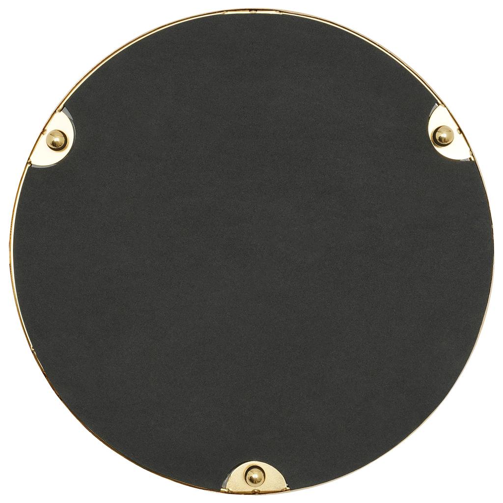 Curve Gold Glass Mirror Centerpieces Perfume Holder Decorative Organizer and Storage Makeup Bathroom Tray Home Vanity