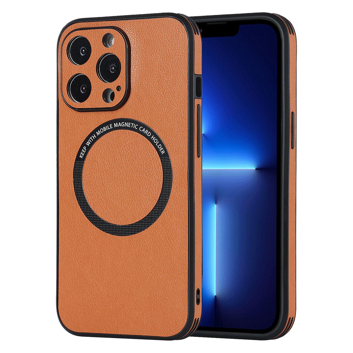 

For Magsafe Wireless Charging Leather Case for iPhone 13 14 12 Mini 11 Pro Max X S XR 7 8 Plus Soft Square Magnetic Cover For iPhone SE 3 2022