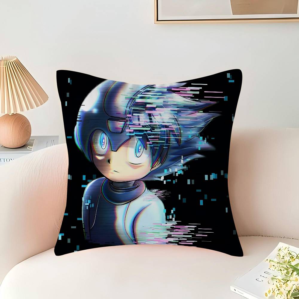 

Game Megaman Personalized Pillow Cover Kids Bedroom Wild Party Decor Pillowcase Kid Birthday Shower Gift 16x16Inch