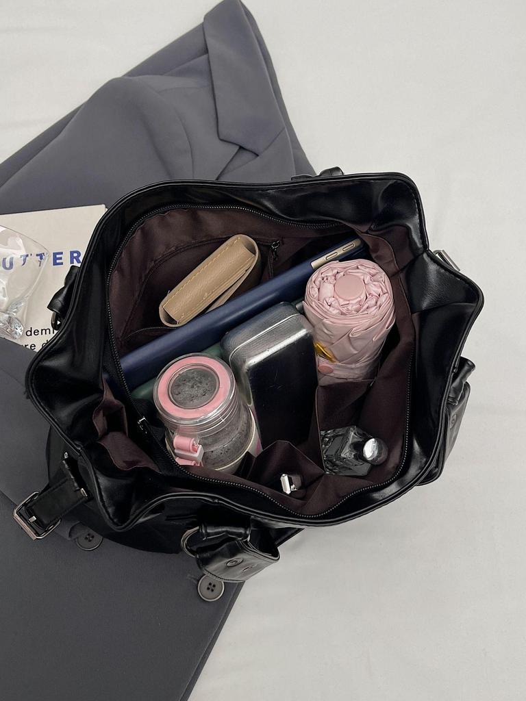 European & American Retro Women's High-End Casual Shoulder Tote - Fashionable, Versatile, Commuting Crossbody Bag