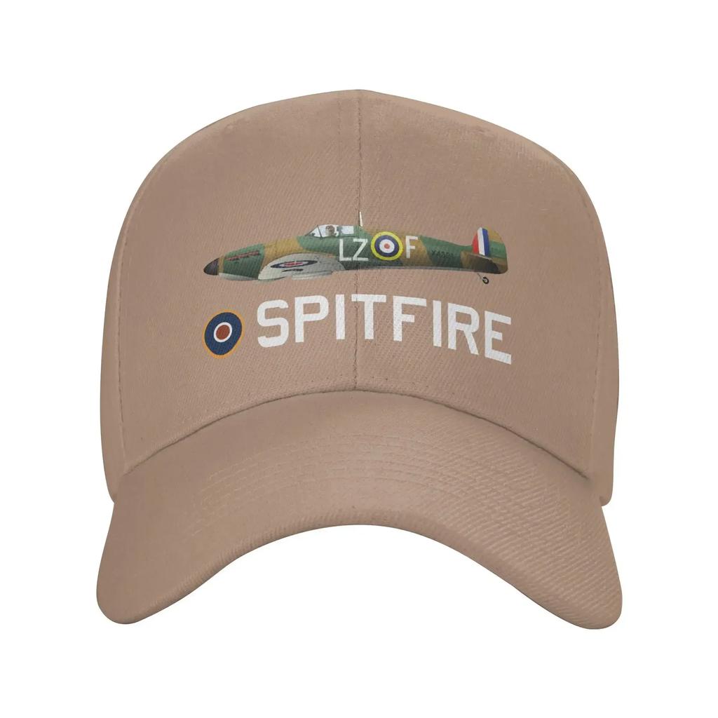 Custom Supermarine RAF Spitfire Baseball Cap Women Unisex Adjustable Adult WW War Fighter Aircraft Plane Airplane British Dad Hat