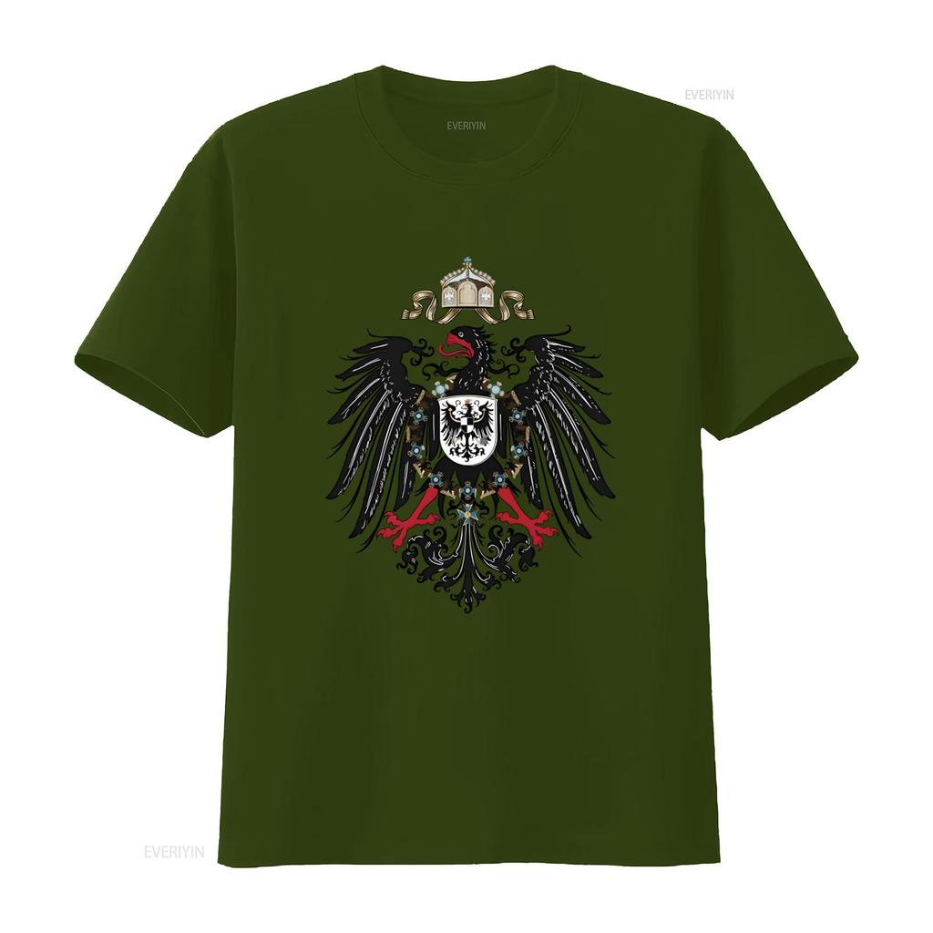 Preußischer Adler T-Shirt Deutschland Souveränitätszeichen Druck Einzigartiges Design für Männer und Frauen vintage Gewaschen Vielseitig Stilvoll Lässig