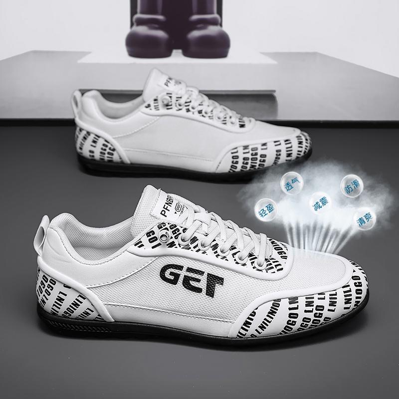 

Doudou shoes men s summer 2025 mesh shoes breathable non-slip men s sports shoes soft-soled lazy youth driving shoes 44