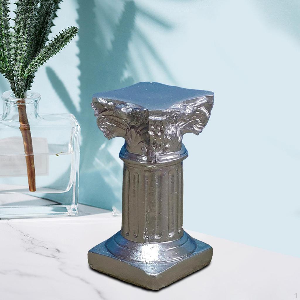 Classical Miniature Roman Column Decoration Small Ornament Pedestal Plinth Pillar for Wedding