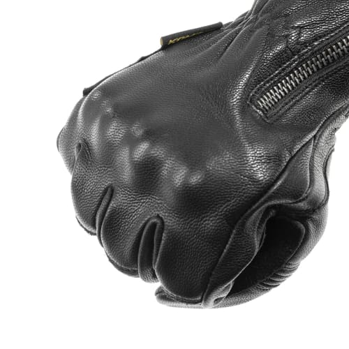 Komine GK-263 Leather Gloves for Motorcycles Black S