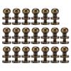 20set Brass Rivets Bronze Wear Resistance Luggage Hardware Accessories for Handbags Shoes Clothes