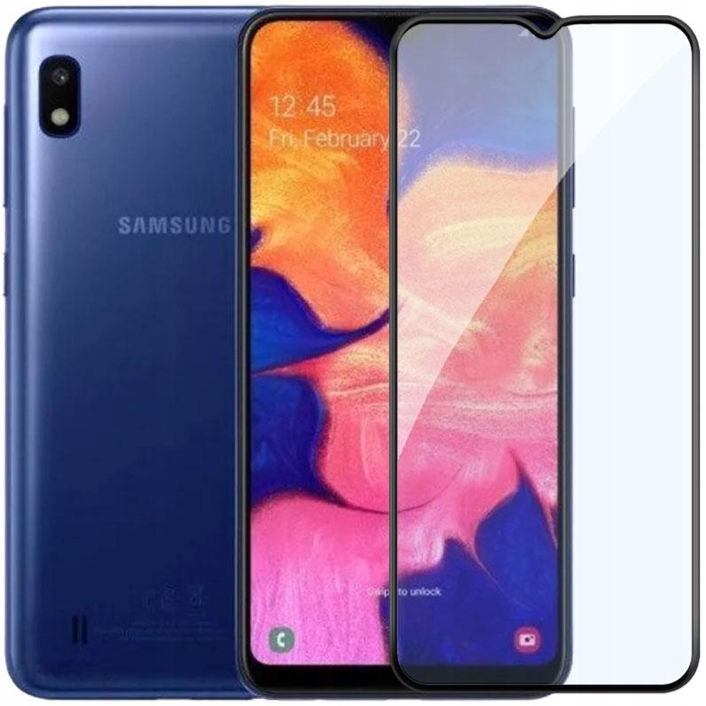 3x FULL SCREEN GLASS FOR SAMSUNG A10 / A10s FULL TEMPERED GLASS 5D
