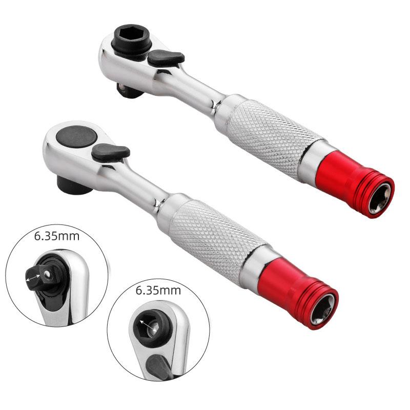 1 Stück 1/4 Zoll Steckschlüssel Ratsche Schraubendreher Bit Halter Multitool Reparaturwerkzeug Elektrowerkzeug Zubehör
